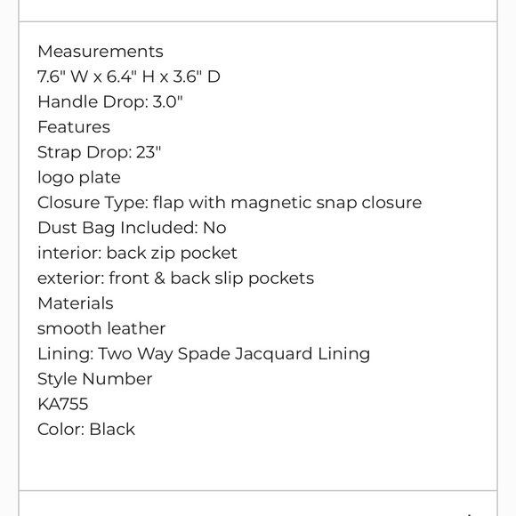 Kate Spade Reegan Top Handle Black Crossbody Bag with Gold Accents - Picture 13 of 17